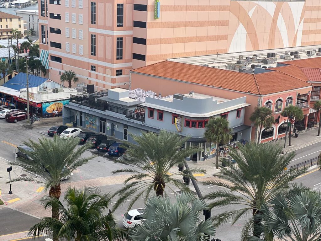 clearwater beach from balcony