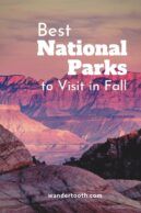 best national parks to visit in the fall