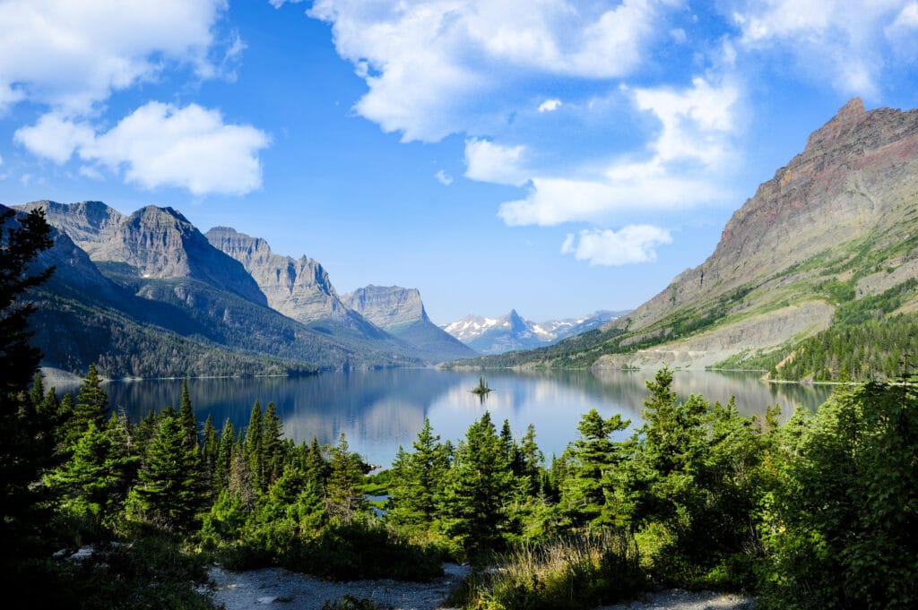 Wild Goose Island, St. Marys Lake, Glacier National Park