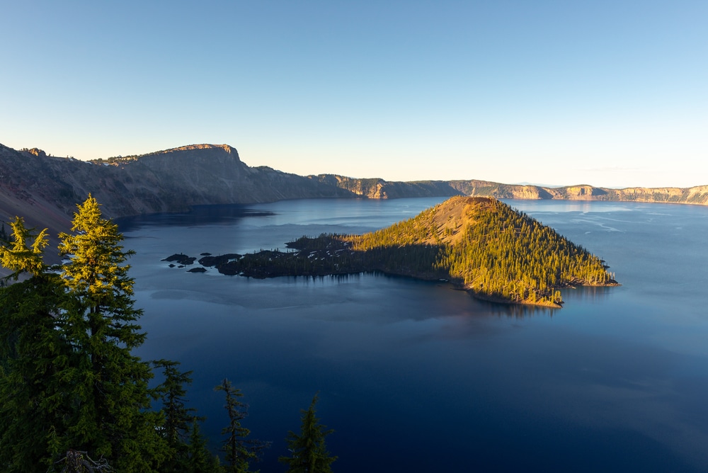 Beautiful day at Crater Lake National Park