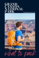 Grand Canyon packing list