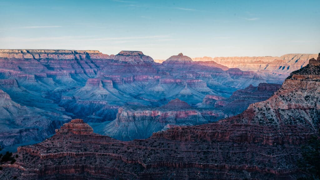 view from Mather Point at Grand Canyon