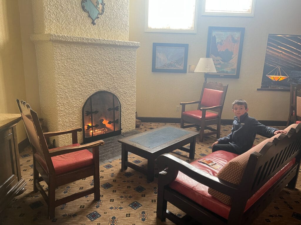 Sitting Area at El Tovar Hotel 
