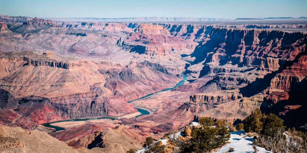 Grand Canyon view from Desert View Watchtower