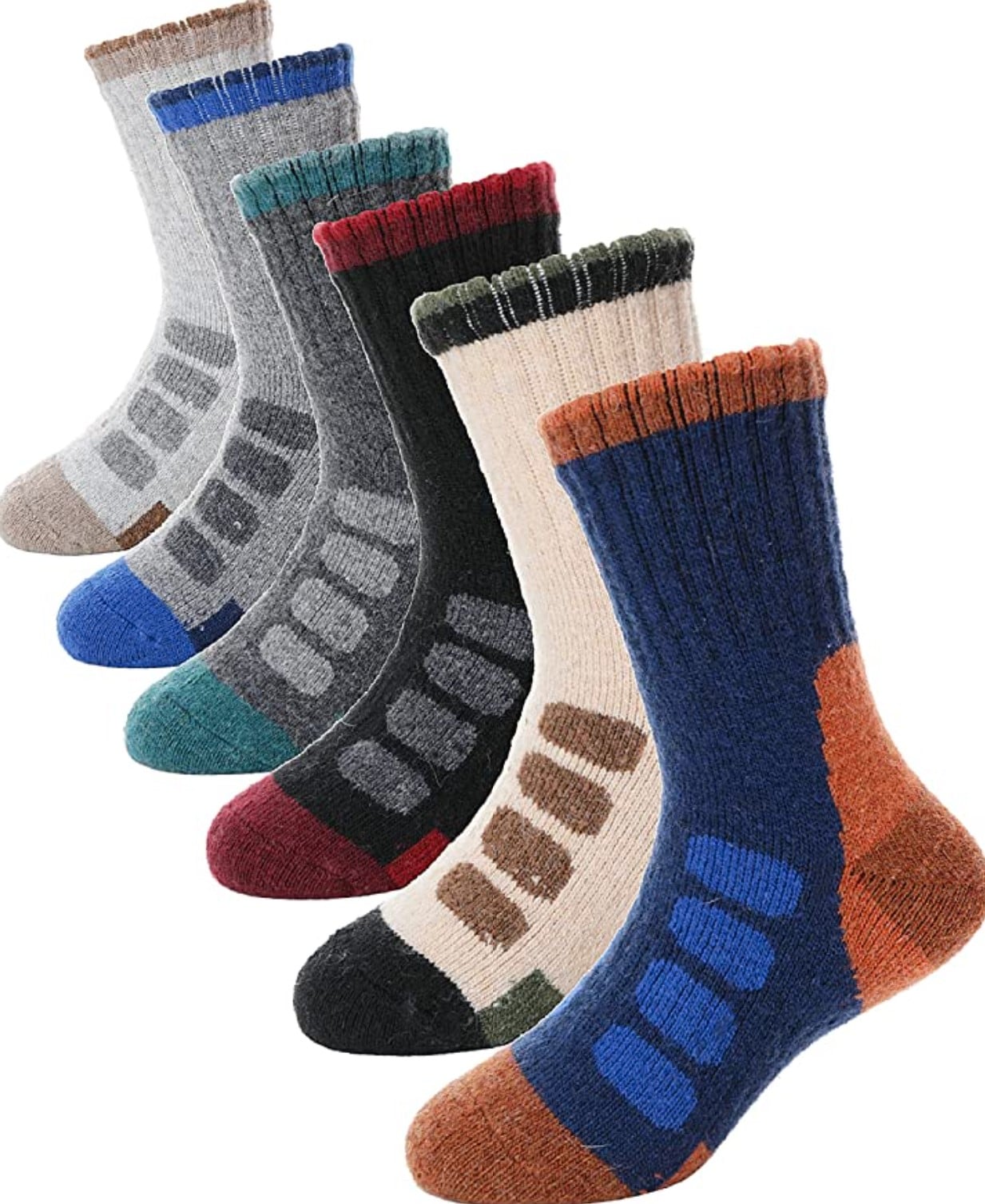 kids wool hiking socks