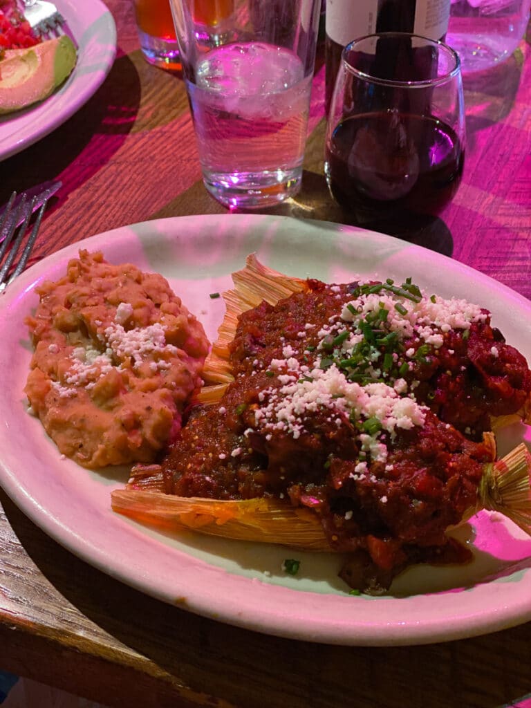 tamales at Bit & Spur Restaurant in Springdale