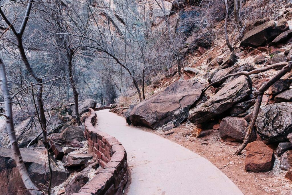 Riverside Walk Trail at Zion National Park