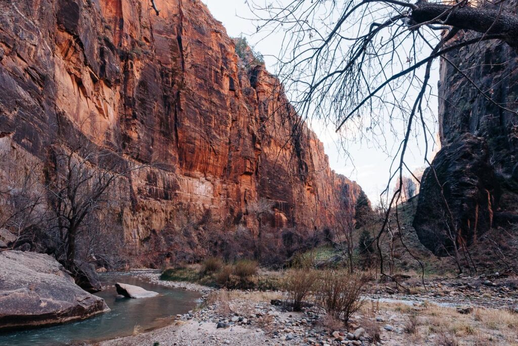 Riverside Walk Trail at Zion