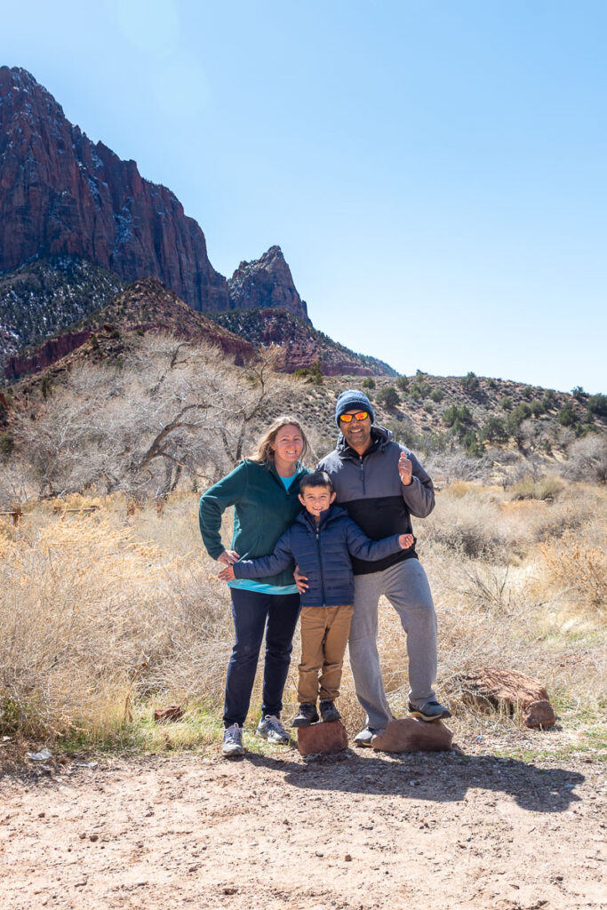 my family at Zion National Park