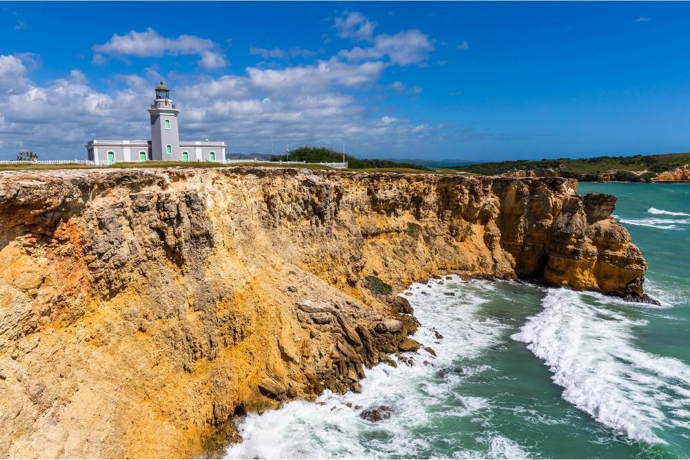 scenic drive past beautiful limestone formations