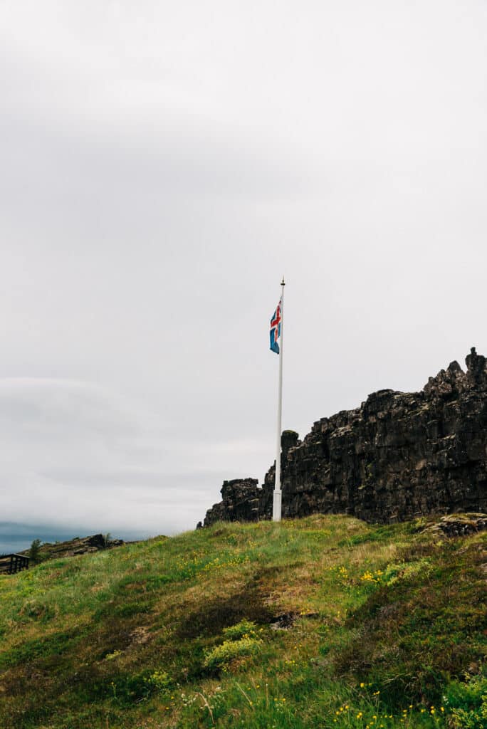 The site of Iceland's ancient parliament at Thingvellir National Park