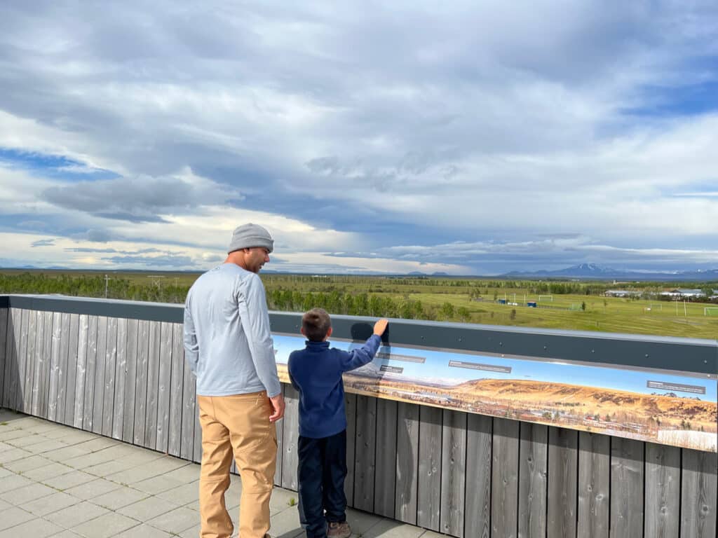 Roof of The Lava Centre in Iceland