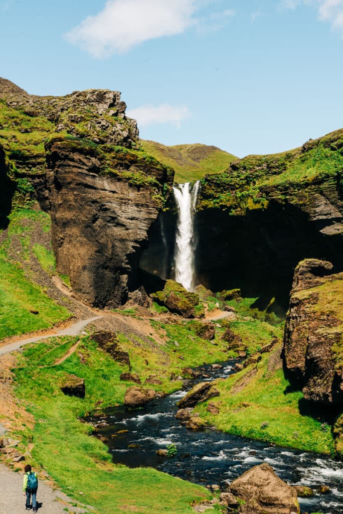 Kvernufoss Waterfall