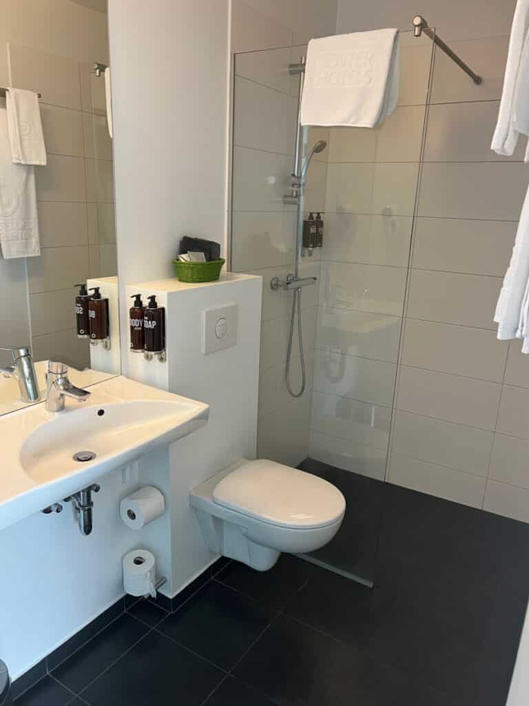 Bathroom in room at Center Hotels Plaza Reykjavik