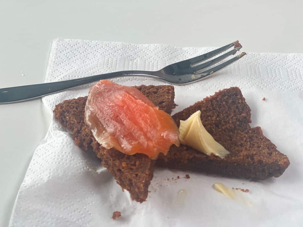 rye bread from the geothermal bread baking tour