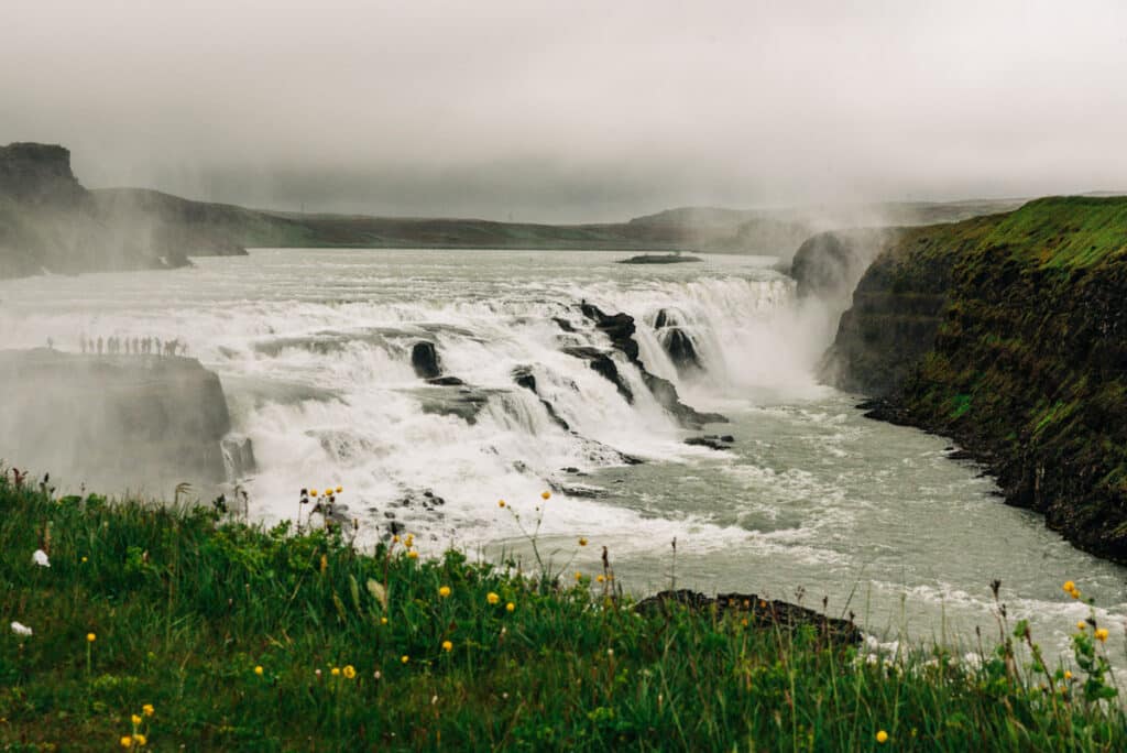 Gulfoss Waterfall in Iceland