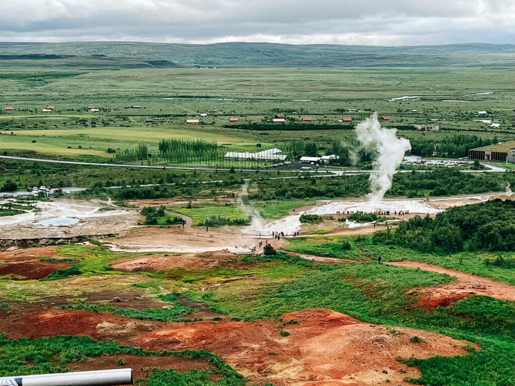 Geysir Hot Springs in Iceland