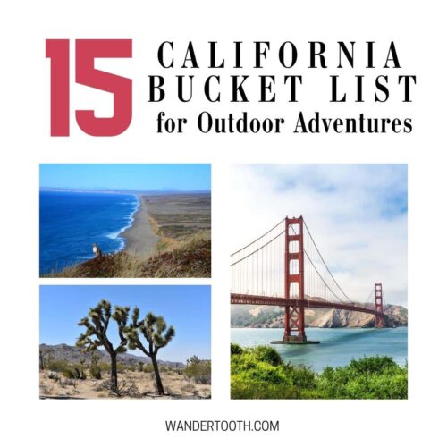 California bucket list