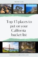 California bucket list