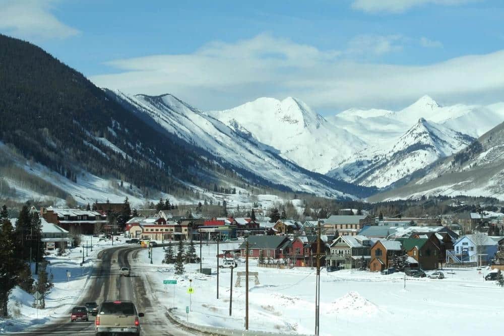 Crested Butte Colorado mountain views