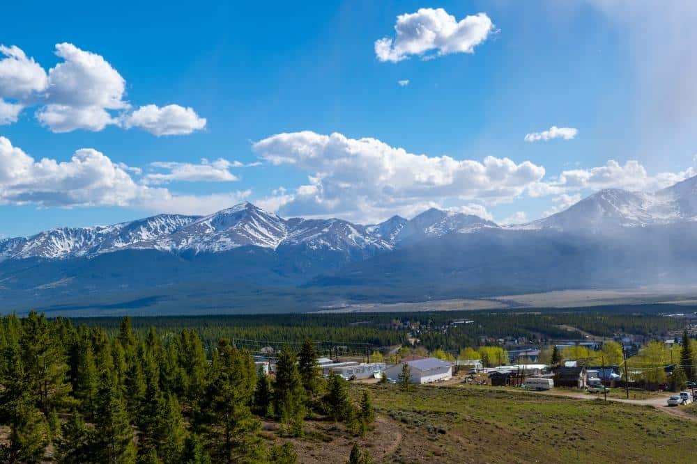 Leadville Colorado mountain views