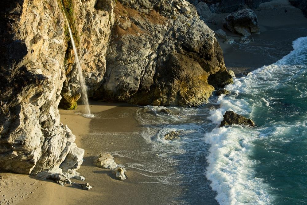 mcway falls big sur california usa