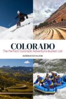 Colorado adventure bucket list