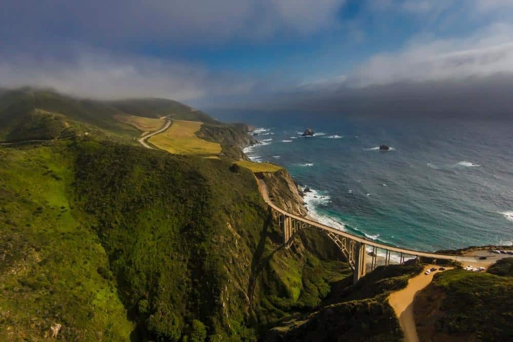 Bixby Creek Bridge in Big Sur 