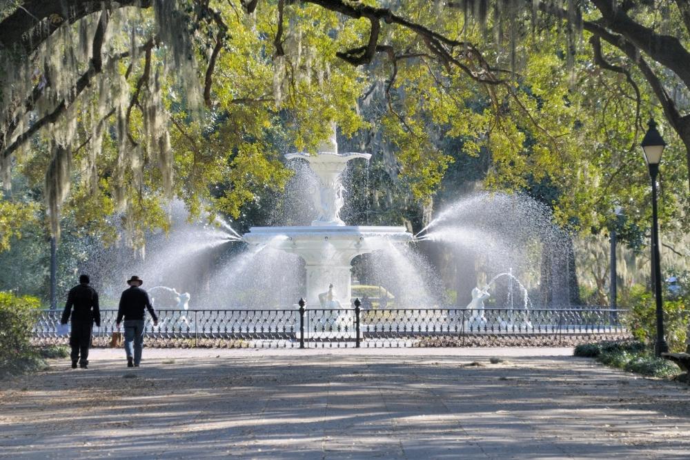 Forsyth Park in Savannah Georgia