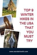 winter hikes in the USA