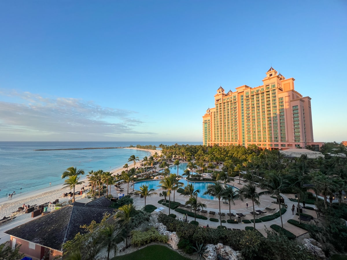 view from our room at The Reef Atlantis Bahamas Resort