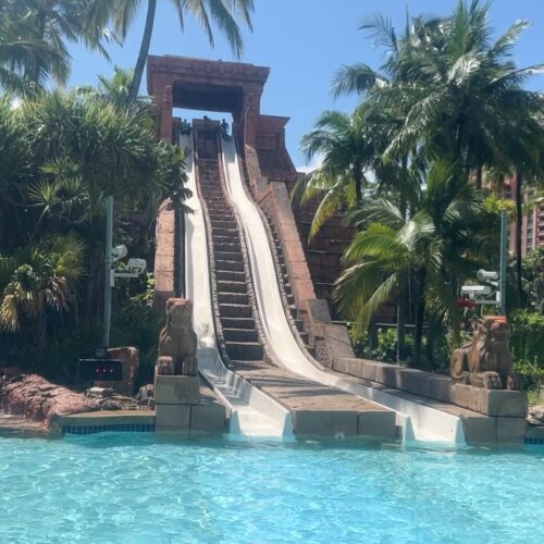 The Challenger slide at Atlantis Bahamas Aquaventure water park