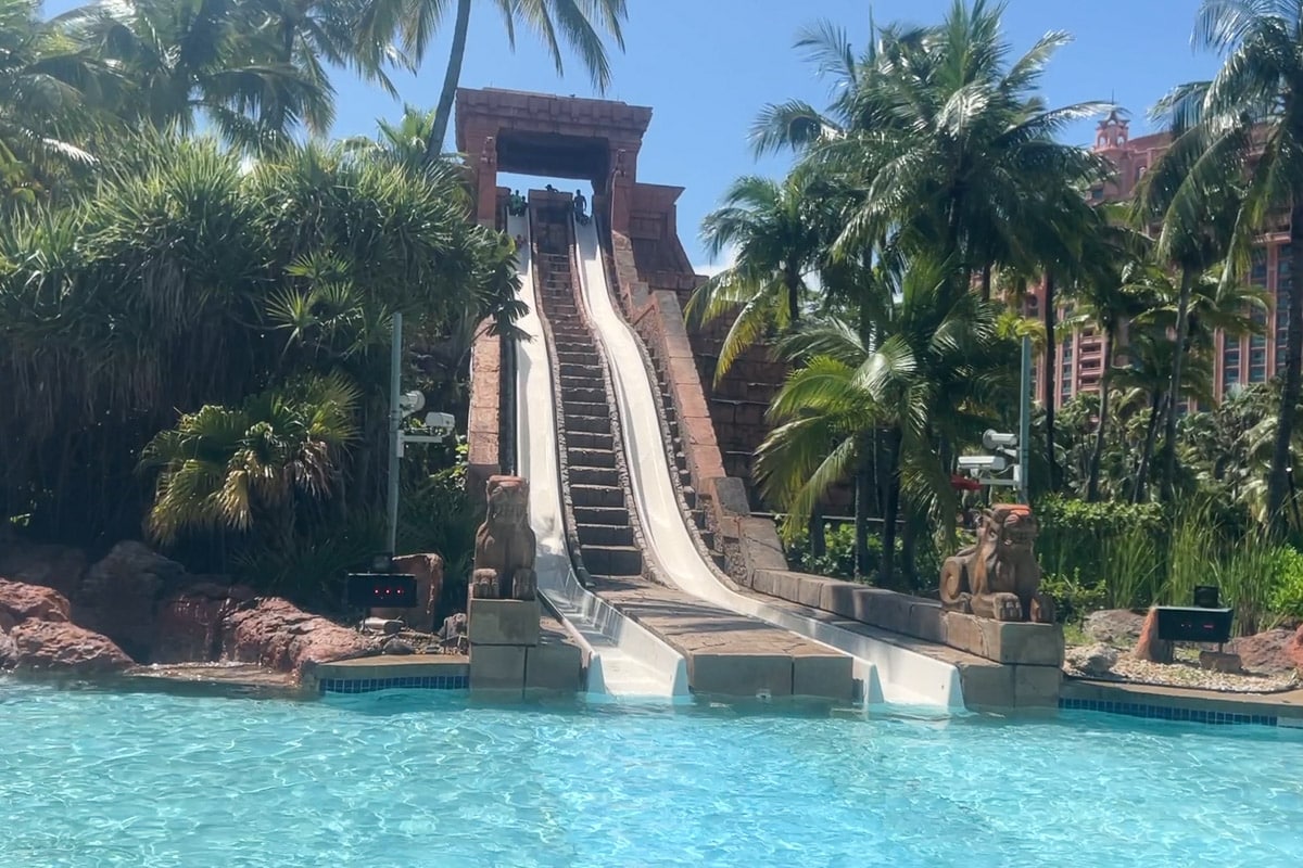 Challenger slide at Atlantis Aquaventure in Bahamas