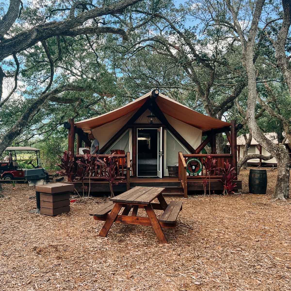 Luxury Glamping tent at Westgate River Ranch