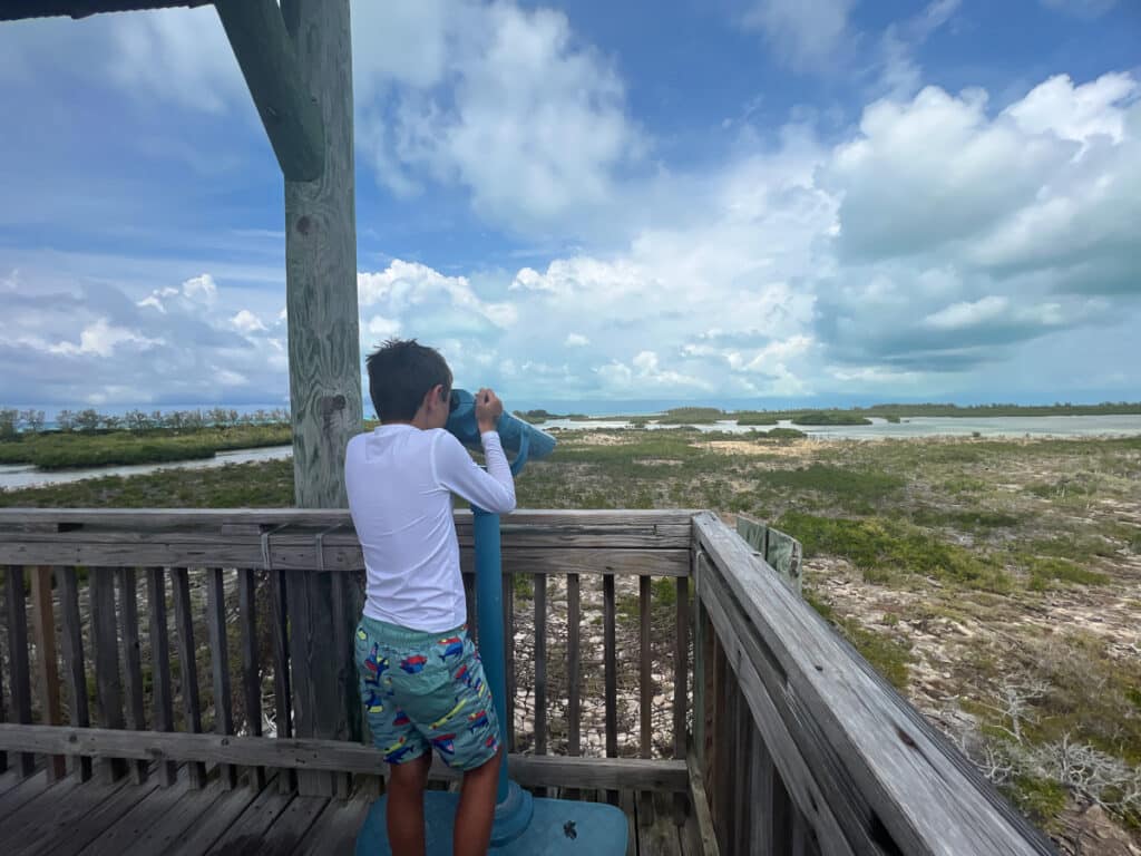 lookout tower on Castaway Cay