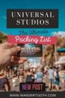 Universal Studios what to pack