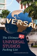 Universal Studios what to pack