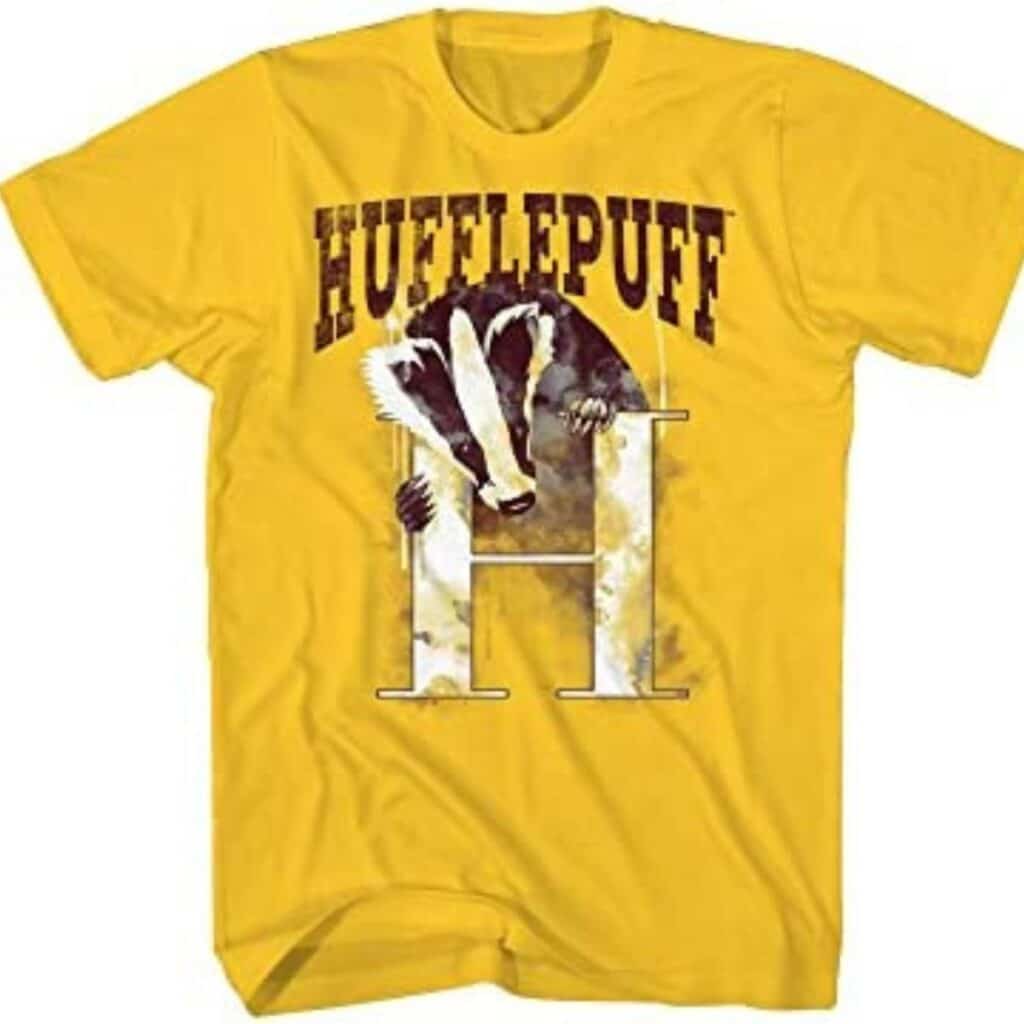 hufflepuff themed shirt