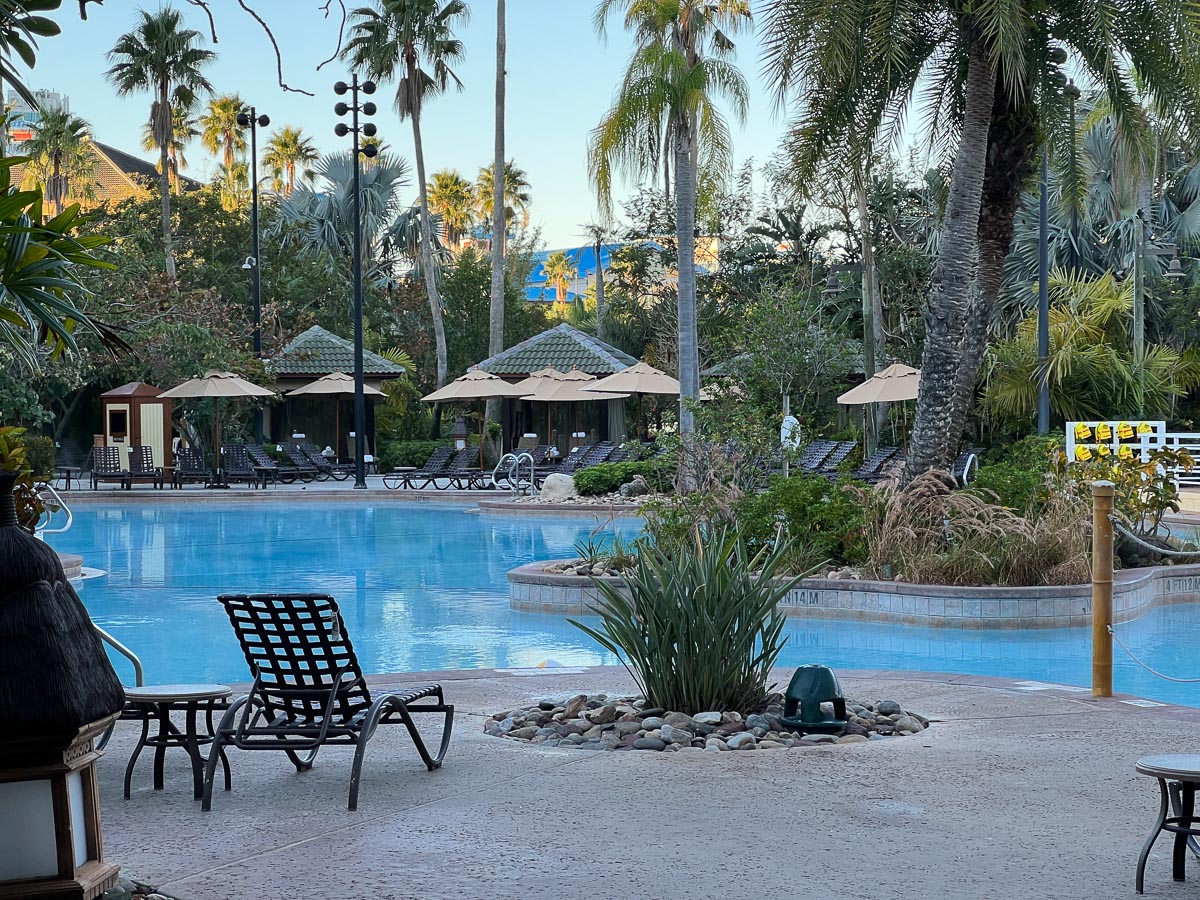 Pool at Loews Royal Pacific Hotel at Universal Studios