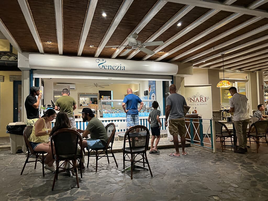 gelato shop in Tamarindo, Costa Rica