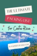 Tamarindo Costa Rica what to pack