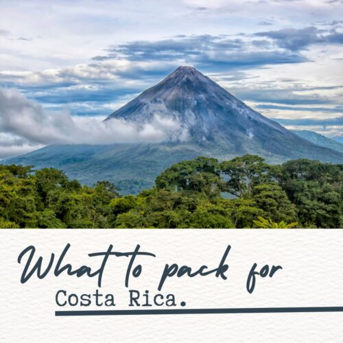 what to pack for costa rica