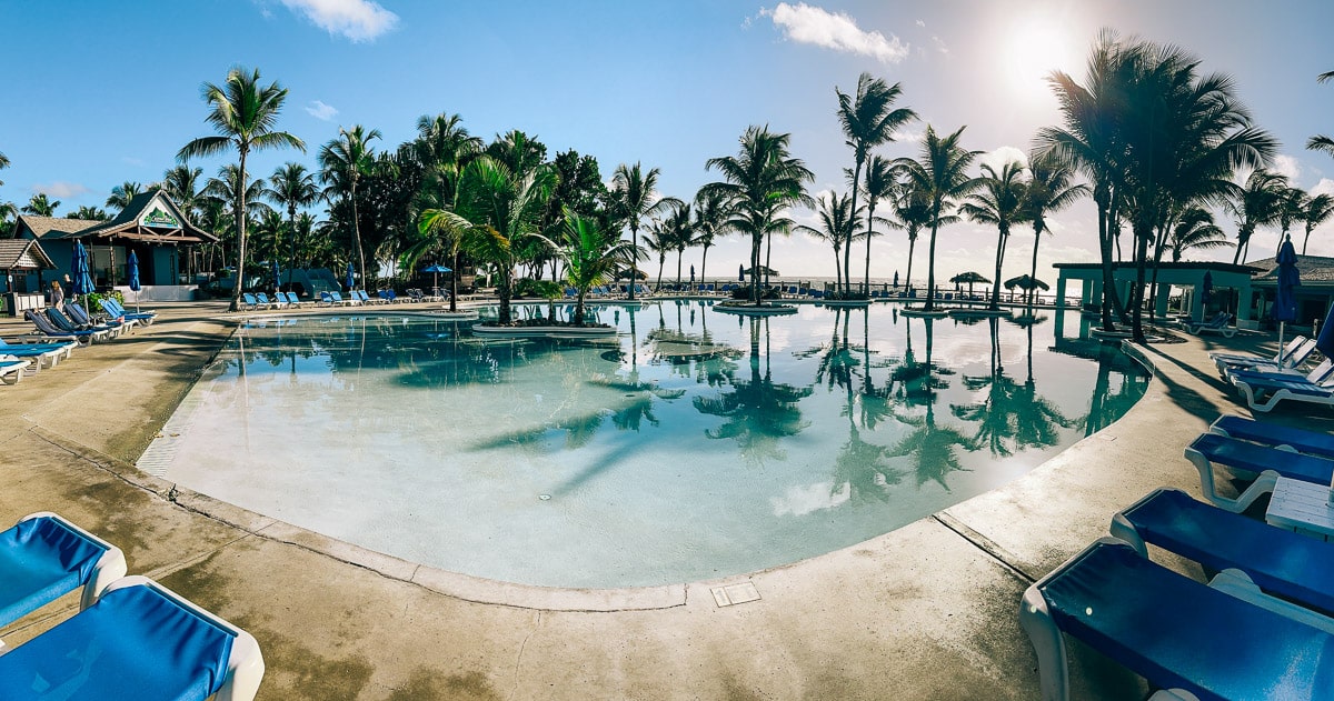 Splash pool at Coconut Bay Beach Resort