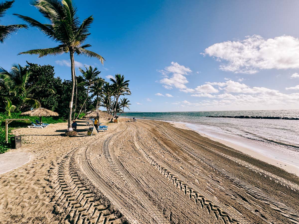 Beach at Coconut Bay Resort in St Lucia