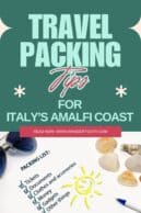 what to pack for amalfi coast