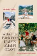 what to pack for amalfi coast