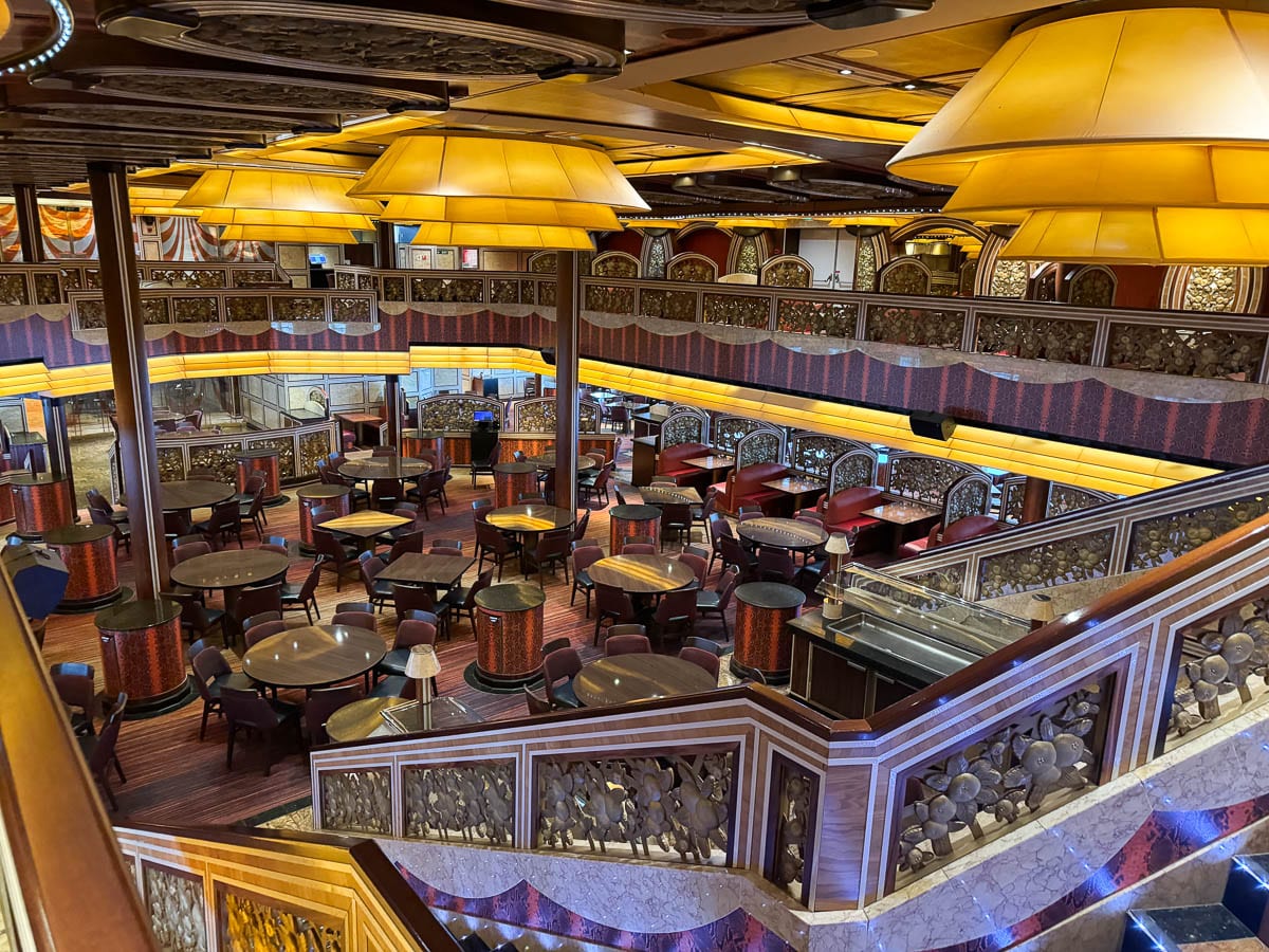 dining room on Carnival Freedom