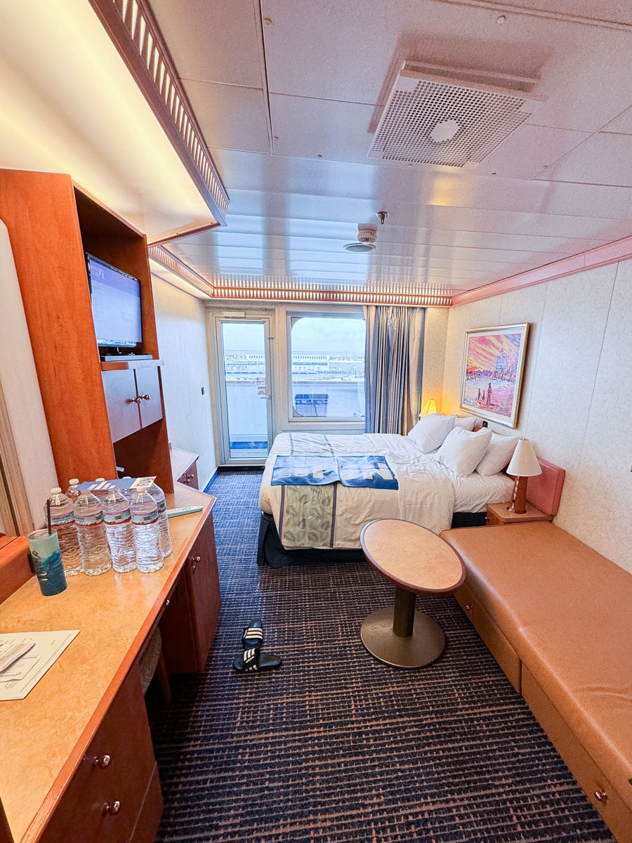 our balcony stateroom on Carnival Freedom