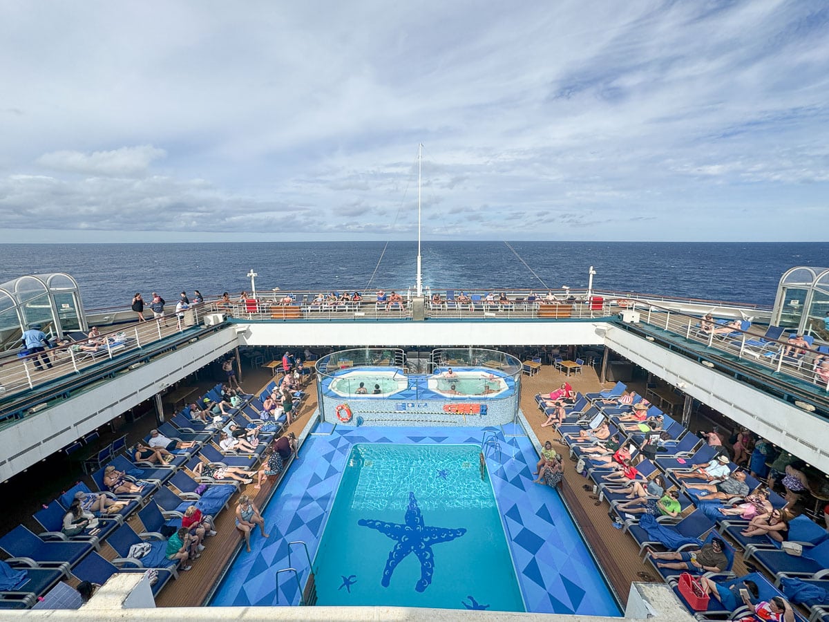 adult pool on Carnival Freedom