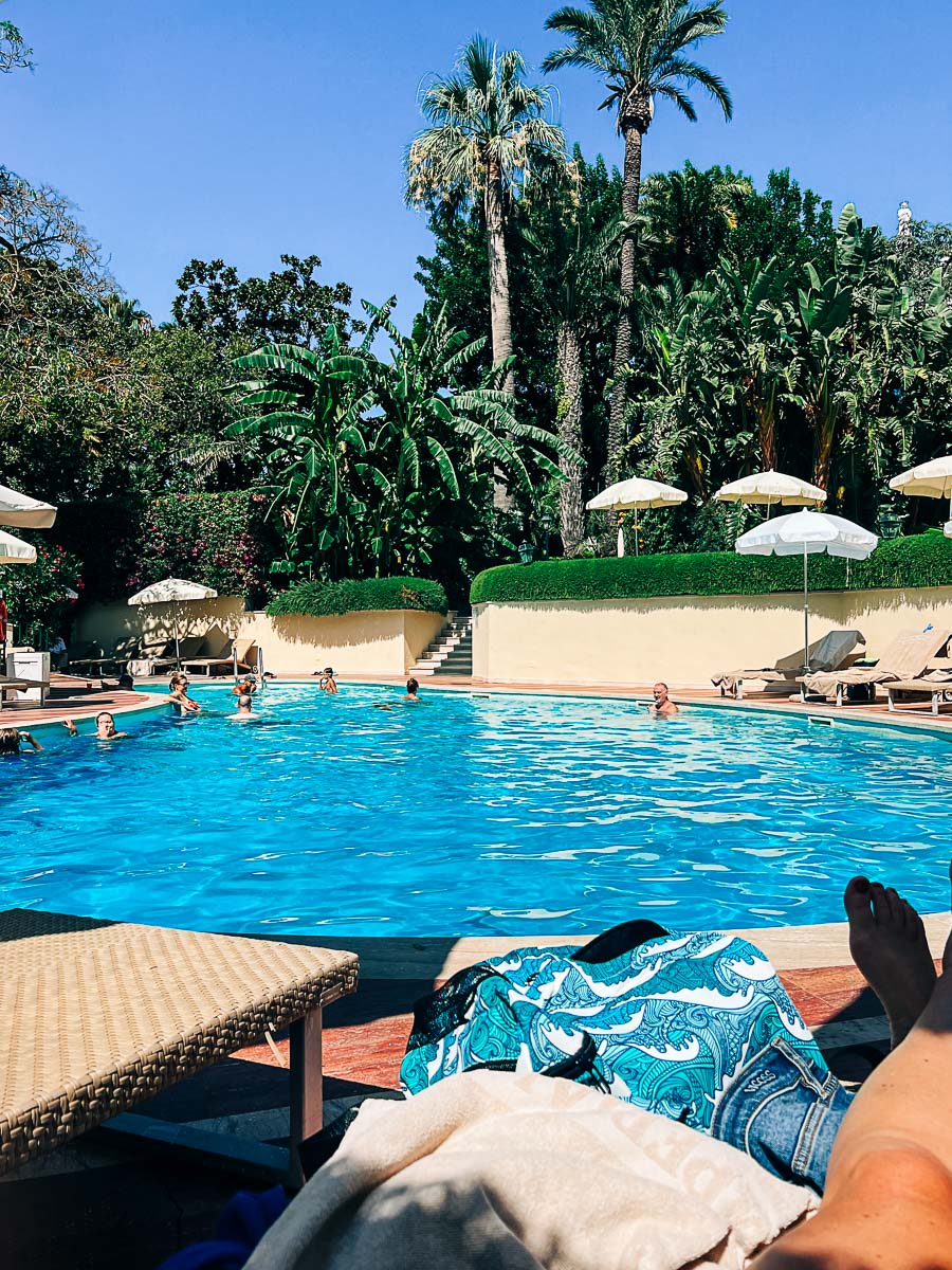 pool at Imperial Hotel Tramontano in Sorrento, Italy